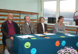 Jury Konkursu -od lewej dr Maciej Woźniczka, dr Witold Glinkowski, dr Joanna Błażejewska, dr Anna Kapuścińska